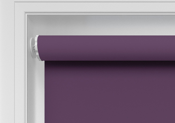 Trinity (FR Blackout), Venetian Purple - Twist&Fit Roller Blind - Image 10